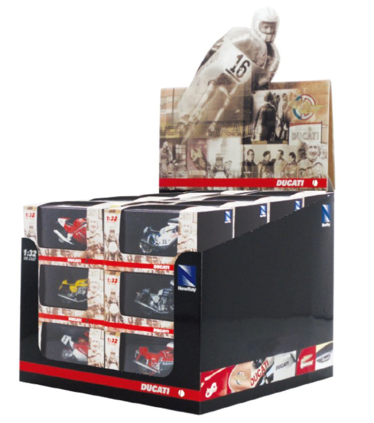 New Ray Toys 06037IA New Ray Tops Ducati Series Assortment/ Scale - 1:32