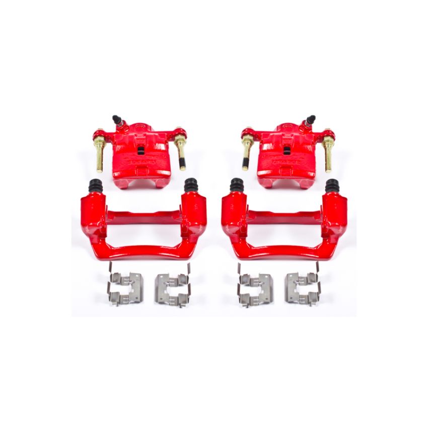 PowerStop S3424 Red Powder Coated Calipers