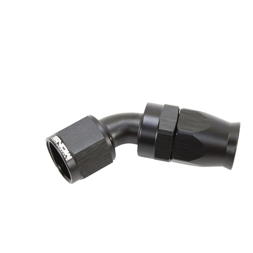 Snow Performance SNF-60145 -10 AN 45 Degree PTFE Hose End (Black)