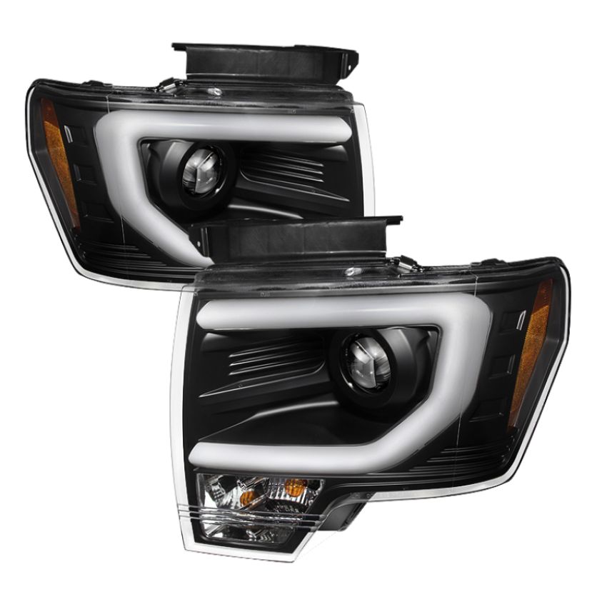 SPYDER 5077646 Projector Headlights - Light Bar DRL - Black