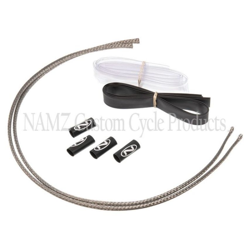 NAMZ NHCH-20DIY Internal Handlebar DIY Kit SS Braided