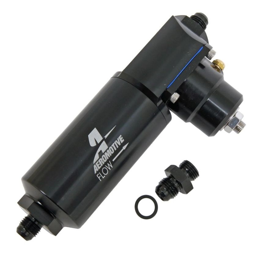Aeromotive 13147 Universal Filter Combo EFI Regulator 10 Micron AN-06 Flare