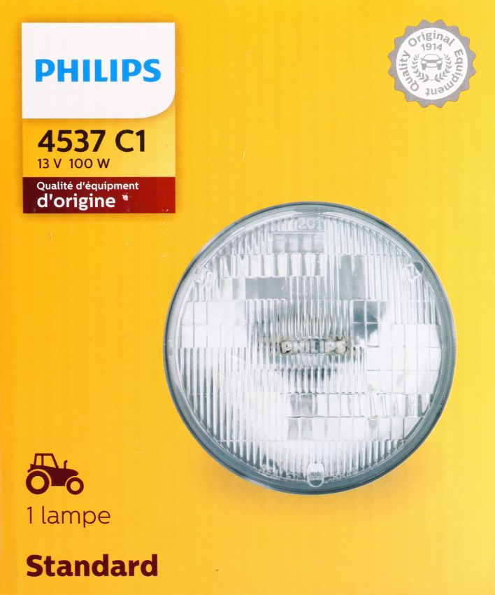 Philips 4537C1 Philips Standard Sealed Beam 4537