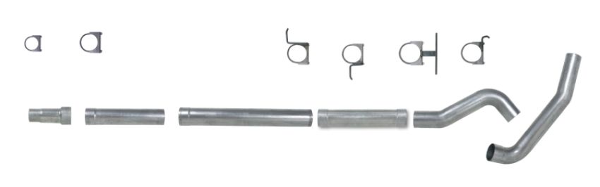 Diamond Eye Performance K5316A-RP Diamond Eye KIT 5in CB MFLR RPLCMENT PIPE SGL AL: 94-97 FORD 7.3L F250/F350 PWRSTROKE