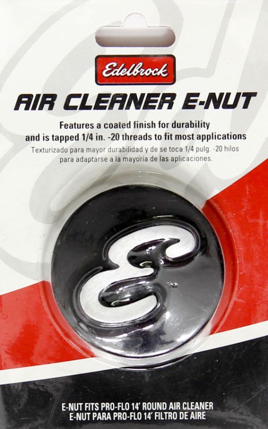 EDELBROCK EDE4271 Nut - Air Cleaner 2-1/8 Dia. Black Anodiized