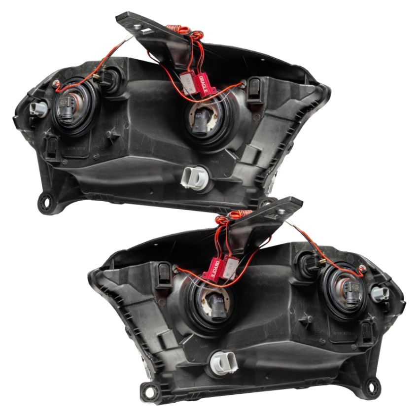 Oracle Lighting 7101-334 SMD Pre-Assembled Headlights, Halogen, Chrome Bezel, ColorSHIFT - No Controller