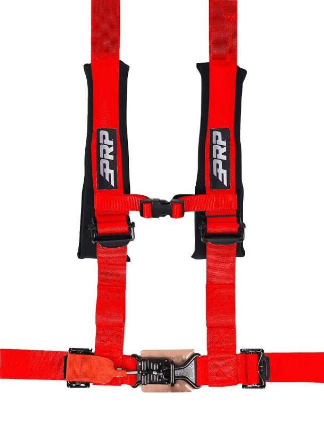 PRP Seats SB4.2LL-R PRP 4.2 Harness with Latch / Link Lap Belt- Red
