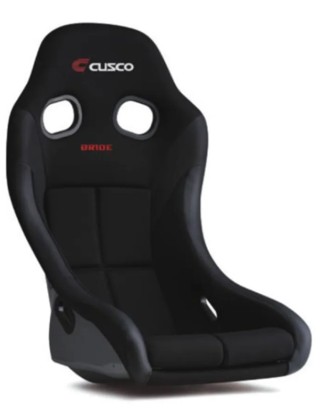Cusco BRD-HC1ACZ Bride  ZIEG IV +C Wide - Super Aramid (Black-Carbon) Shell / Black Seat FIA Approved