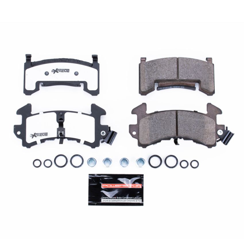 PowerStop Z26-154 PowerStop - Z26 Performance Carbon-Fiber Ceramic Brake Pads with Hardware Kit