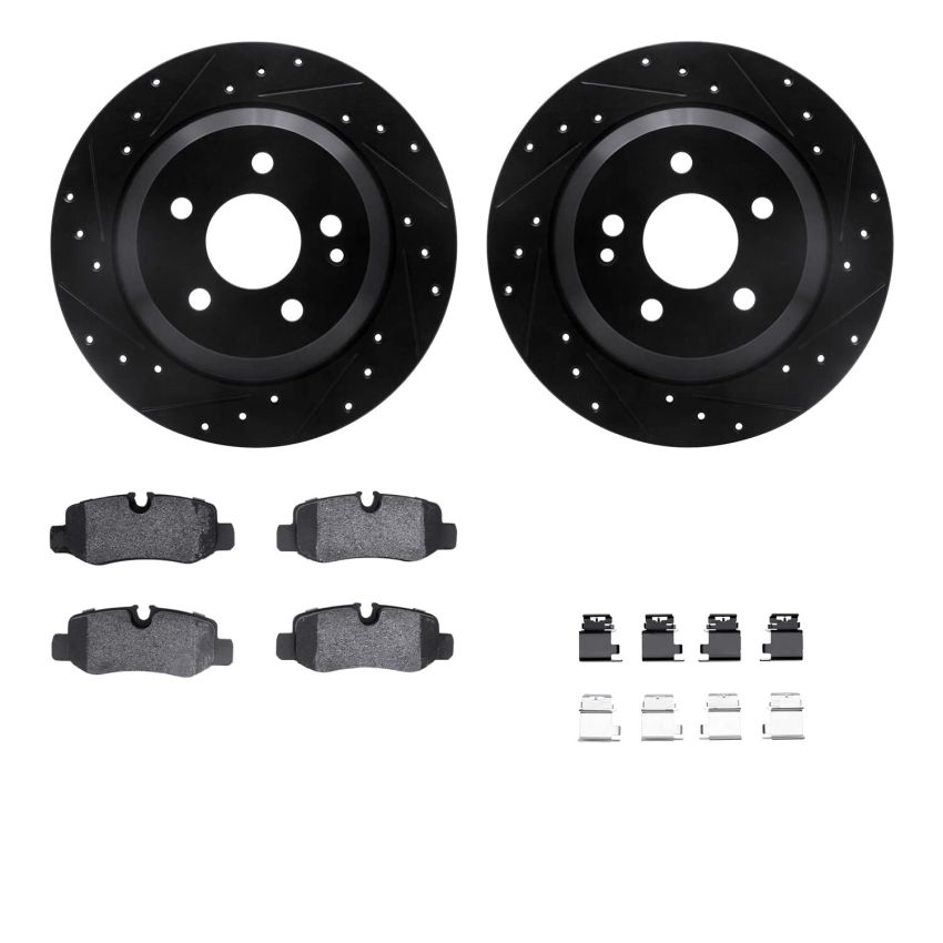Dynamic Friction 8612-63091 Rotor Kit