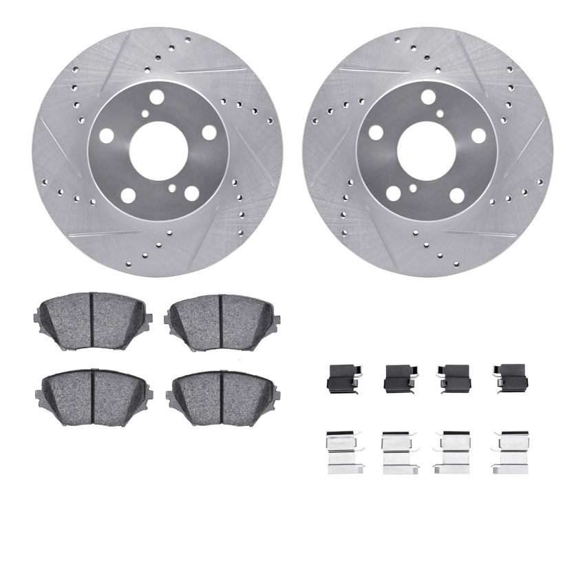 Dynamic Friction 7512-76130 Rotor Kit