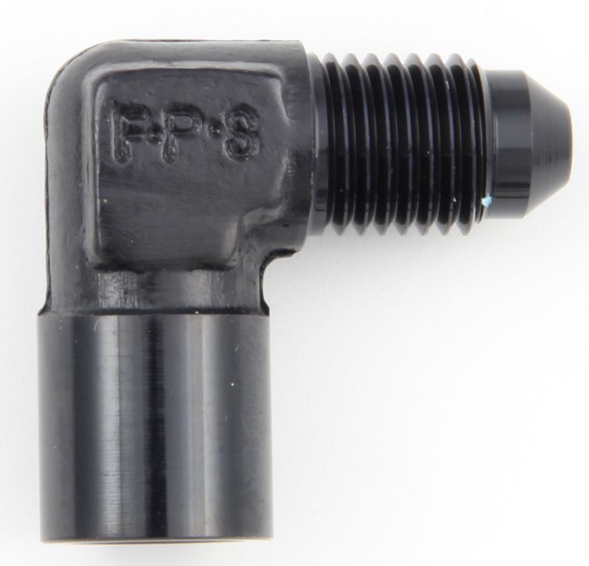 FRAGOLA FRG495023-BL #4 Male x 1/8 FPT 90 Deg Gauge Adapter Inline