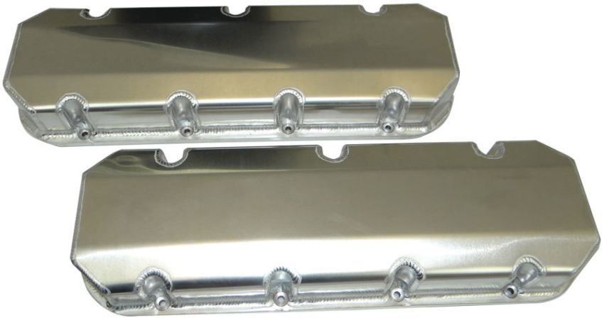 MOROSO MOR68353 BBC Billet Rail Valve Cover Set wo/Logo