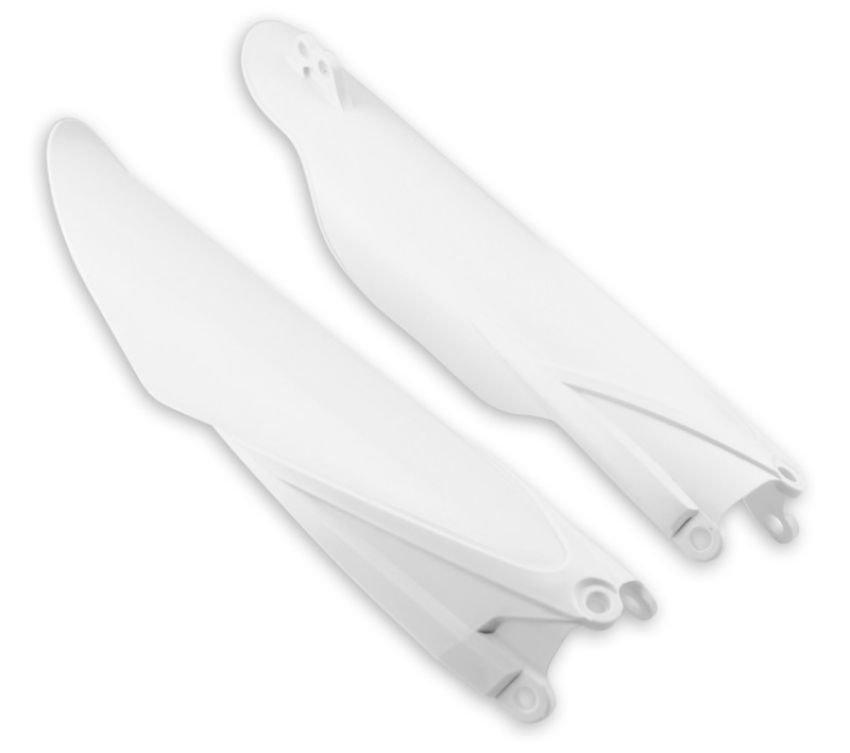 Cycra 1CYC-6901-42 10+ Yamaha WR250F-450/YZ125-450FX Fork Guards - White