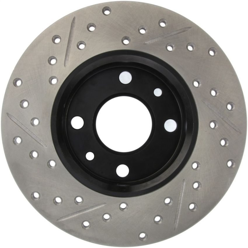 Stoptech 127.04001L Slotted & Drilled Sport Brake Rotor