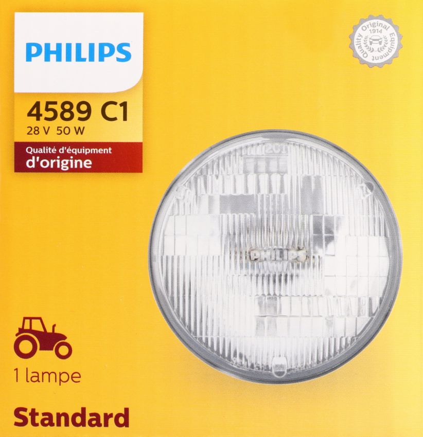 Philips 4589C1 Philips Standard Sealed Beam 4589