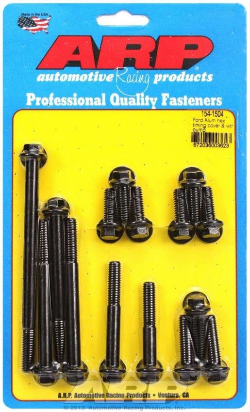 ARP ARP154-1504 SBF Timing Cover & Water Pump Bolt Kit