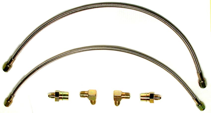 Wilwood 220-6419 Flexline Kit 90-99 Civic w/ Forged Dynalite Front Caliper