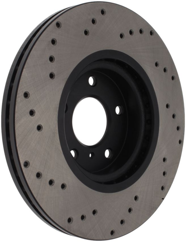 Stoptech 128.42080L 08-09 Infiniti EX35 / 05-08 G35 / 09 G37 / 06-09 M35/M45 Drilled Left Front Rotor