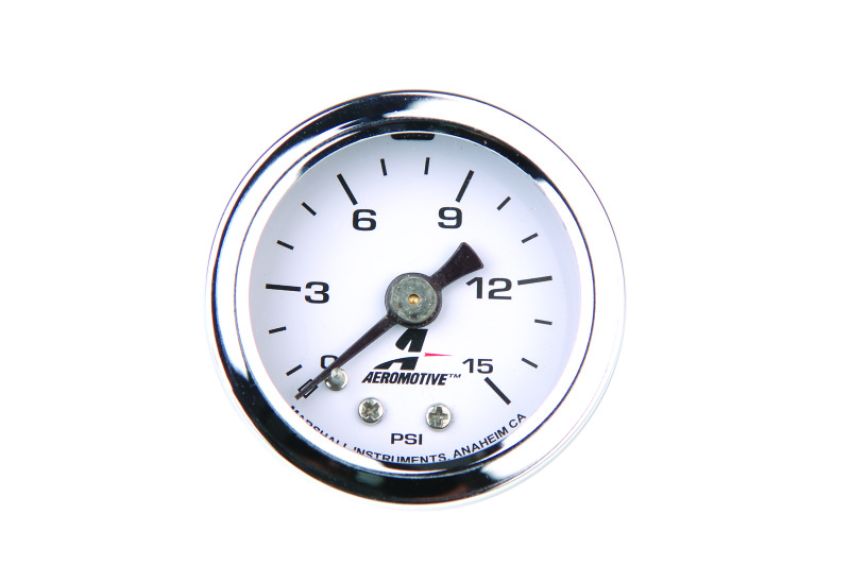AEROMOTIVE AFS15632 Fuel Pressure Gauge - 1.5in 0-15psi