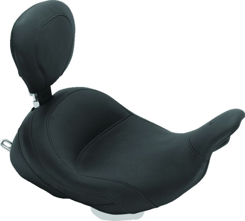 Mustang Motorcycle 79910 Mustang 08-21 Harley Electra Glide Std,Rd Glide,Rd King,Str Glide Lowdow Touring Solo Seat - Black