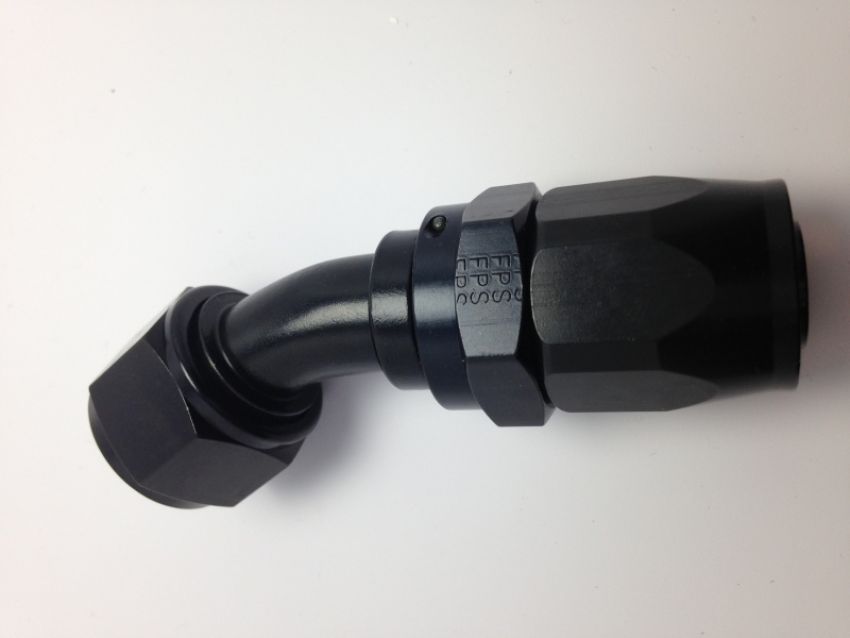 FRAGOLA FRG223012-BL Hose Fitting #12 30 Deg Pro-Flow Black