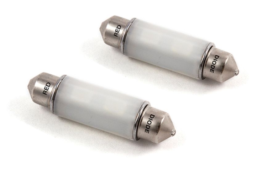 Diode Dynamics DD0322P 41mm HP6 LED Bulb - Red (Pair)