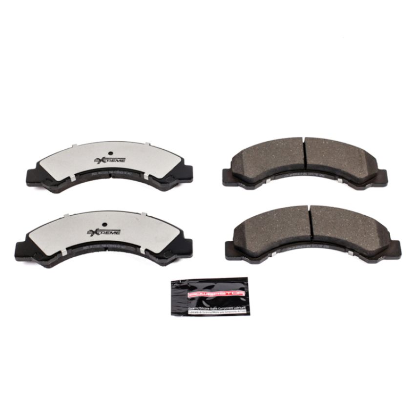PowerStop Z36-825 PowerStop - Z36 Truck and SUV Carbon-Fiber Ceramic Brake Pads with Hardware Kit