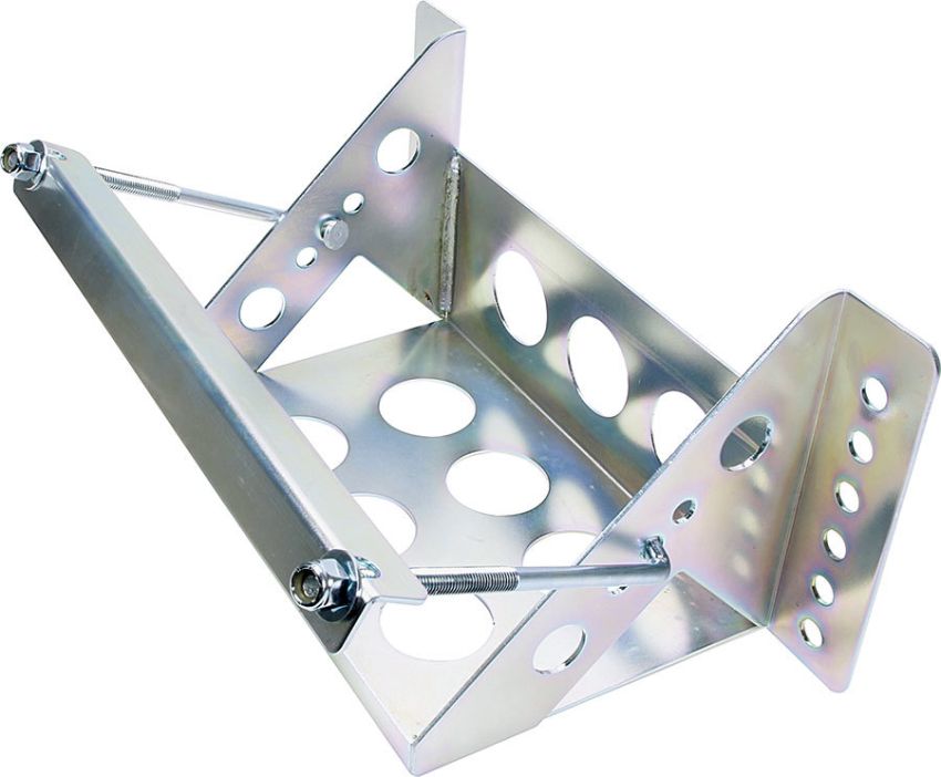 ALLSTAR PERFORMANCE ALL76102 Battery Box Bolt-On Clear Zinc