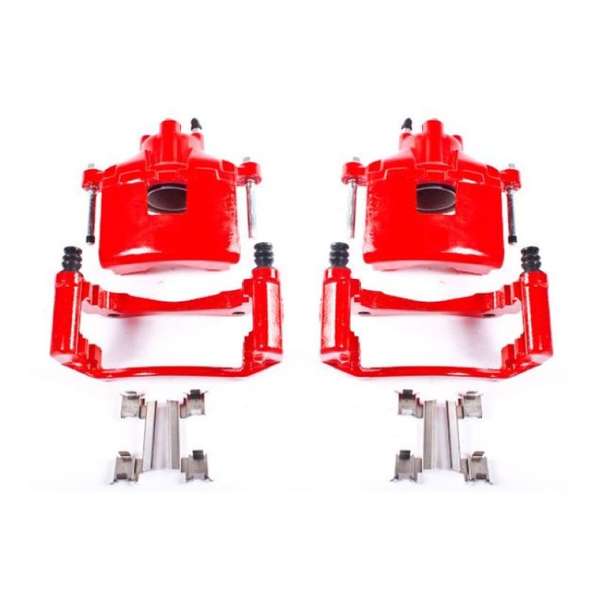 PowerStop S5034A Red Powder Coated Calipers