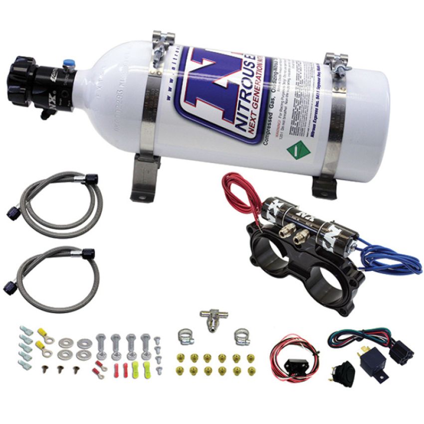 Nitrous Express 67015-05P Nitrous Plate System for Honda Talon, 5lb Bottle