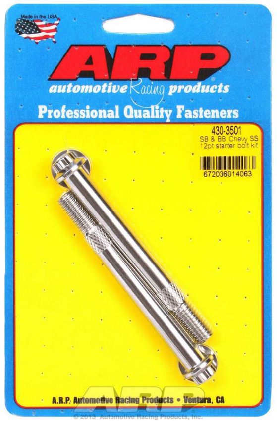 ARP ARP430-3501 S/S Starter Bolt Kit 12pt.
