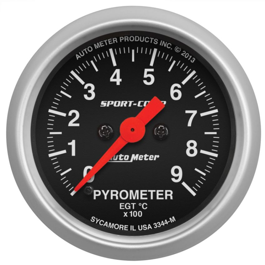 AutoMeter 3344-M GAUGE, PYROMETER (EGT), 2 1/16