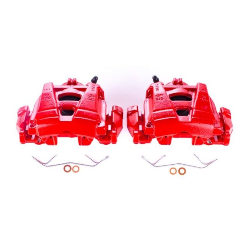 PowerStop S6156 Red Powder Coated Calipers