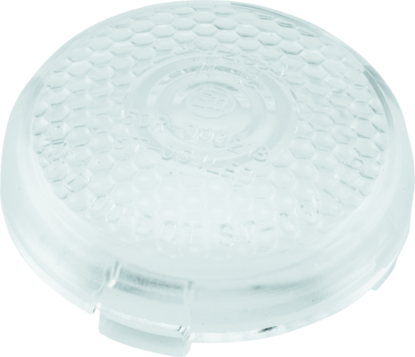 Bikers Choice 489868 Replacement Honycomb Clear Lens For LED Bullet Turn Signal