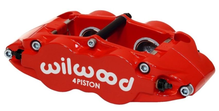 Wilwood 120-11782-RD Caliper-Narrow Superlite 4R - Red 1.12/1.12in Pistons 1.10in Disc