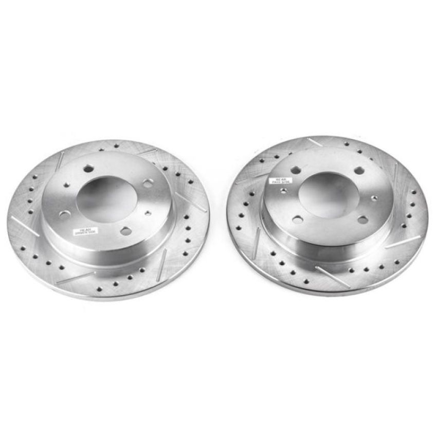 PowerStop JBR774XPR PowerStop Evolution Performance Drilled, Slotted & Plated Brake Rotor Pair