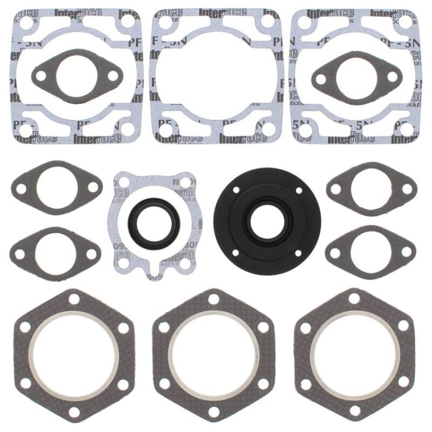 Vertex Pistons 711081X Vertex Gaskets 72-73 Polaris TX Starfire Complete Gasket Kit w/ Oil Seals