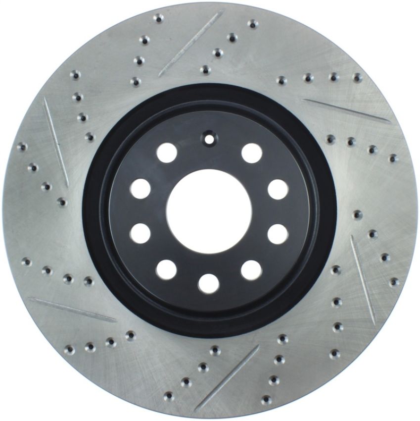 Stoptech 127.33144R Slotted & Drilled Sport Brake Rotor