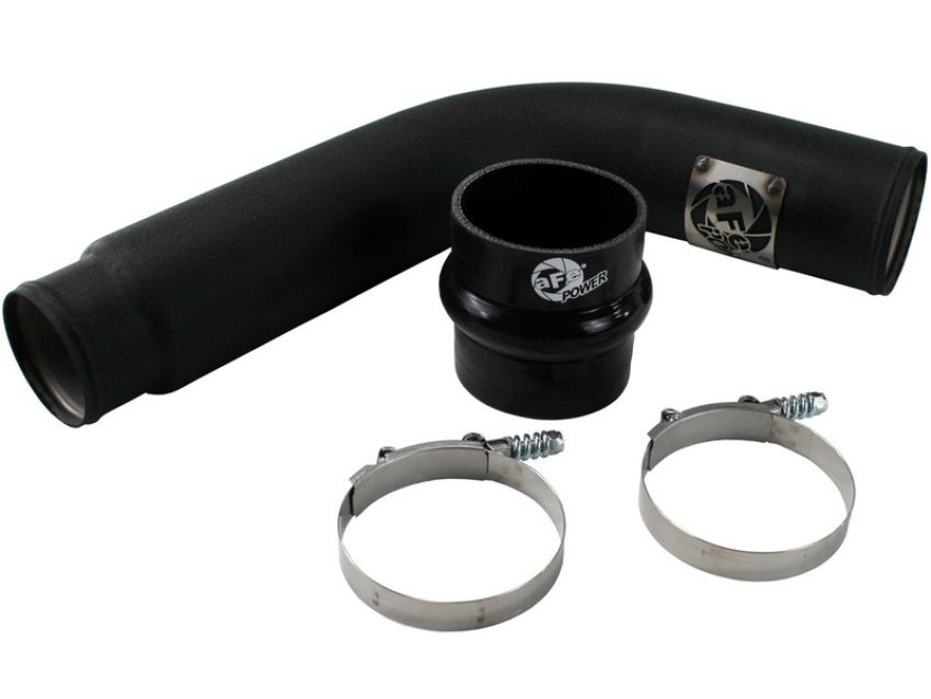 aFe Power 46-11013 BladeRunner 3-1/2 IN Aluminum Cold Charge Pipe Black