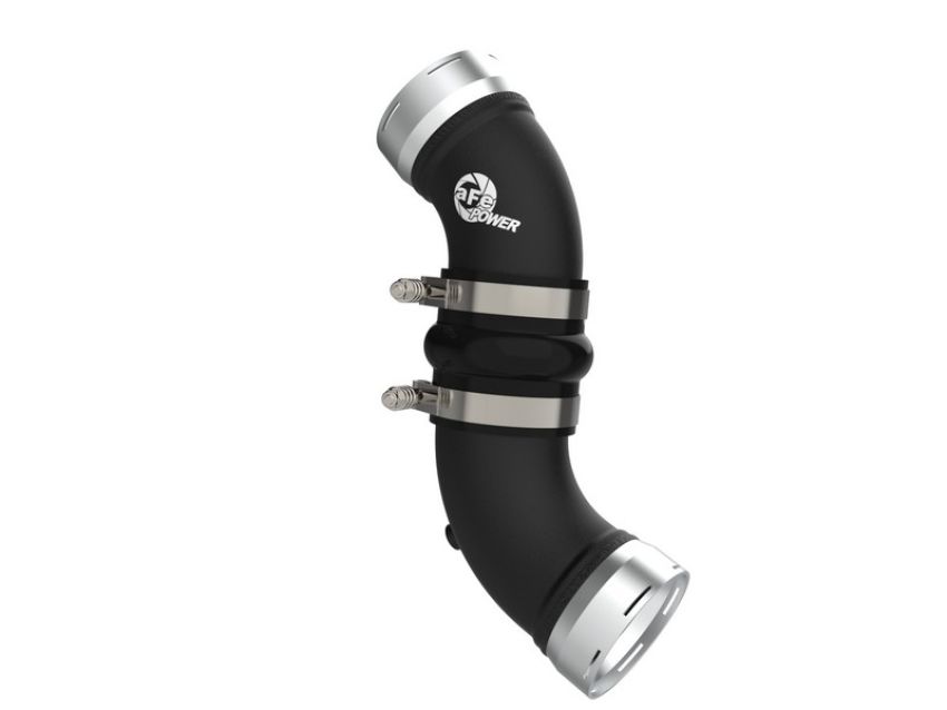 aFe Power 46-20059-B BladeRunner 3-1/2 IN Aluminum Cold Charge Pipe Black