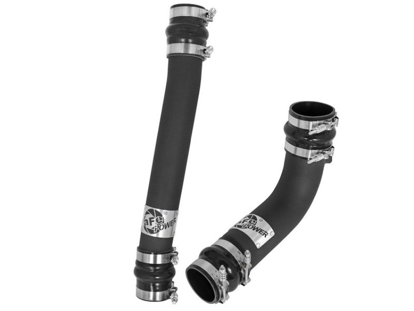 aFe Power 46-20084-B BladeRunner 3 IN & 2-3/4 IN Aluminum Hot and Cold Charge Pipe Kit Black