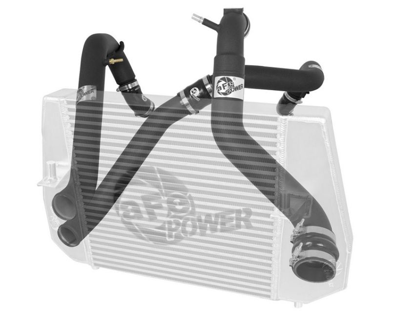 aFe Power 46-20124-B BladeRunner 3 IN Aluminum Hot and Cold Charge Pipe Kit Black