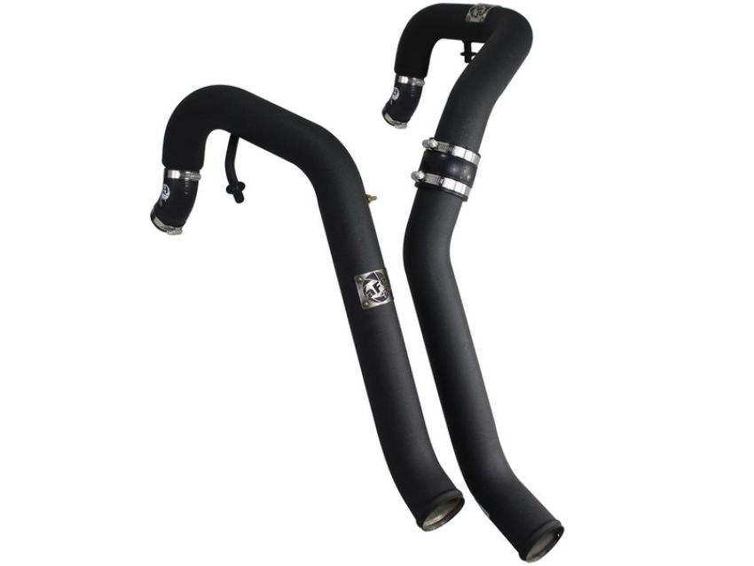 aFe Power 46-20128 BladeRunner 2-1/2 IN Aluminum Hot Charge Pipe Black