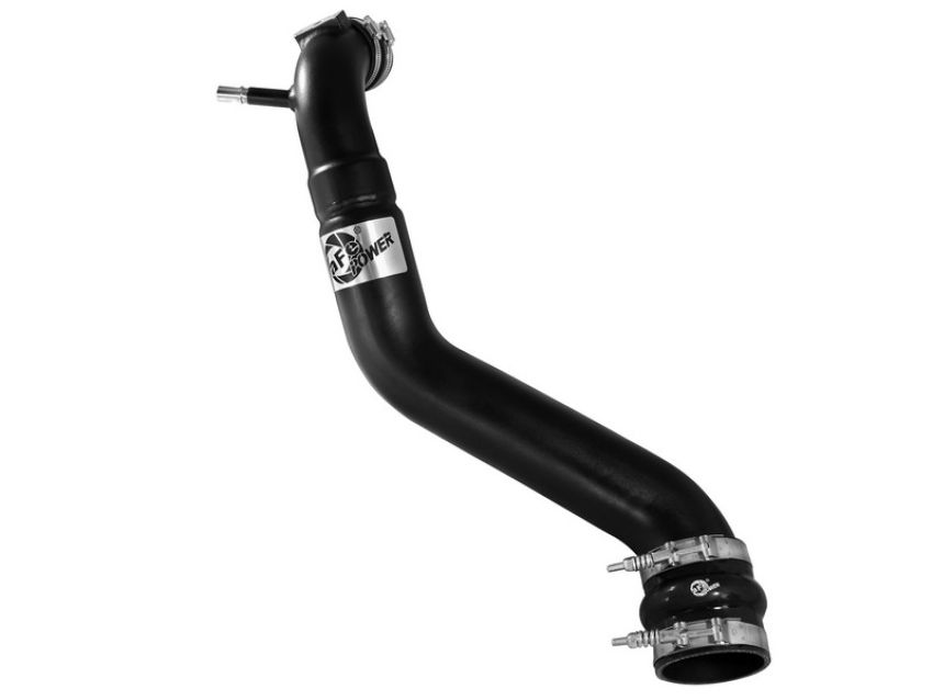 aFe Power 46-20129-1 BladeRunner 3-1/2 IN to 3 IN Aluminum Cold Charge Pipe Black