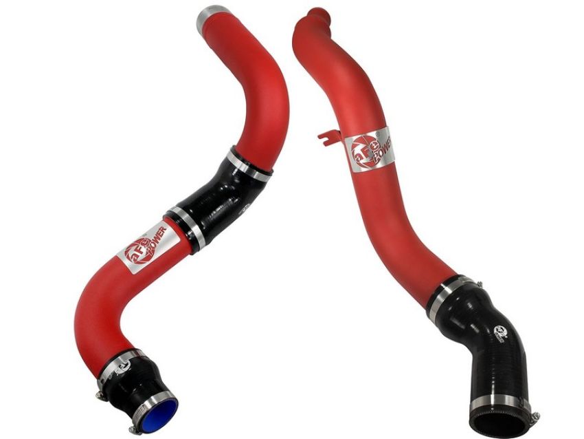 aFe Power 46-20174-R BladeRunner 3 IN Aluminum Hot and Cold Charge Pipe Kit Red