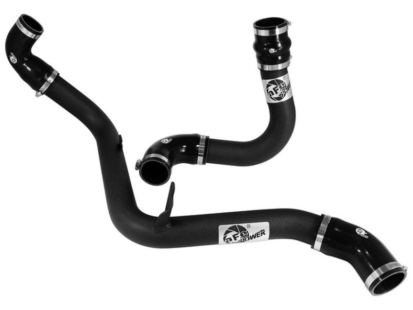 aFe Power 46-20184-B BladeRunner 2-1/2 IN Aluminum Hot and Cold Charge Pipe Kit Black