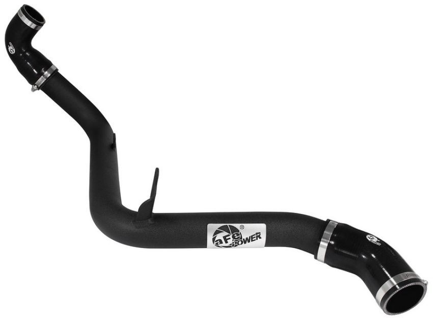 aFe Power 46-20188-B BladeRunner 2-1/2 IN Aluminum Hot Charge Pipe Black