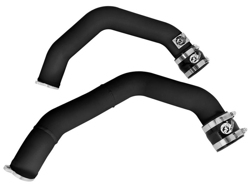 aFe Power 46-20198-B BladeRunner 2-1/4 IN Aluminum Hot Charge Pipe Kit Black