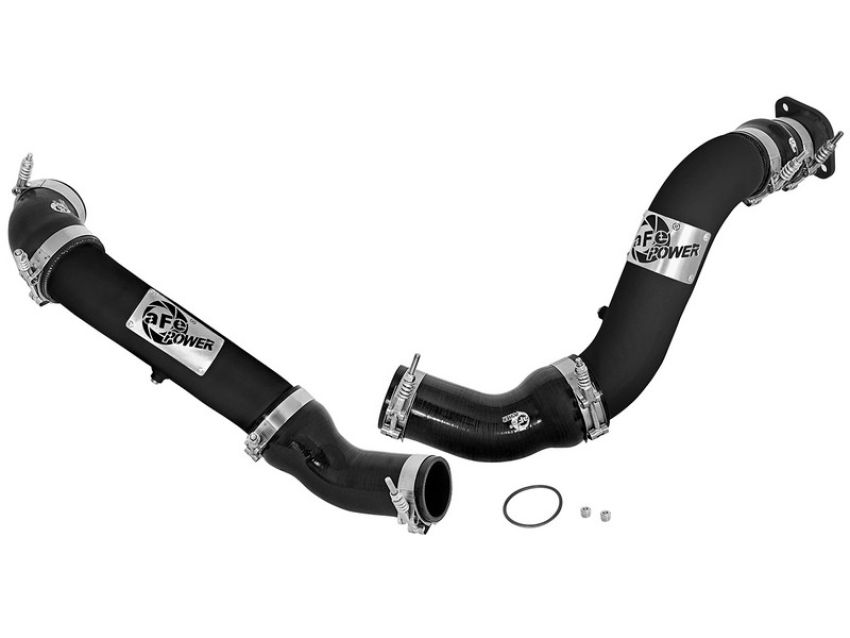 aFe Power 46-20284-B BladeRunner 3 IN Aluminum Hot and Cold Charge Pipe Kit Black